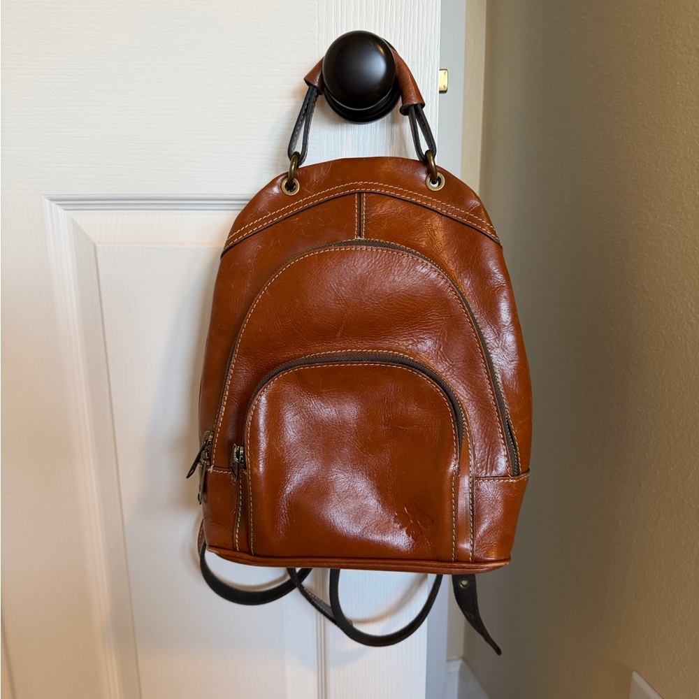 Patricia Nash Leather Backpack Purse